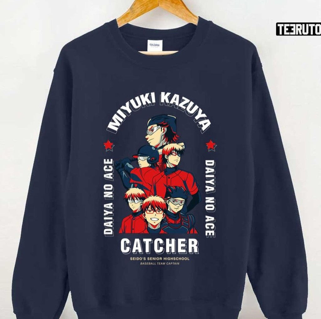 The Catcher Diamond No Ace Miyuki Kazuya Art Unisex T-shirt