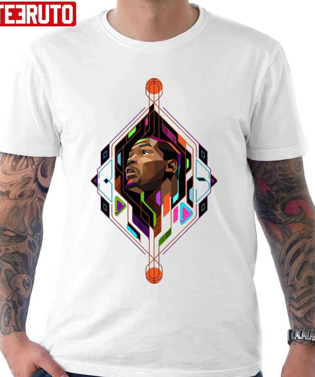 Ball Geometric Design Slim Reaper Kevin Durant Unisex Hoodie