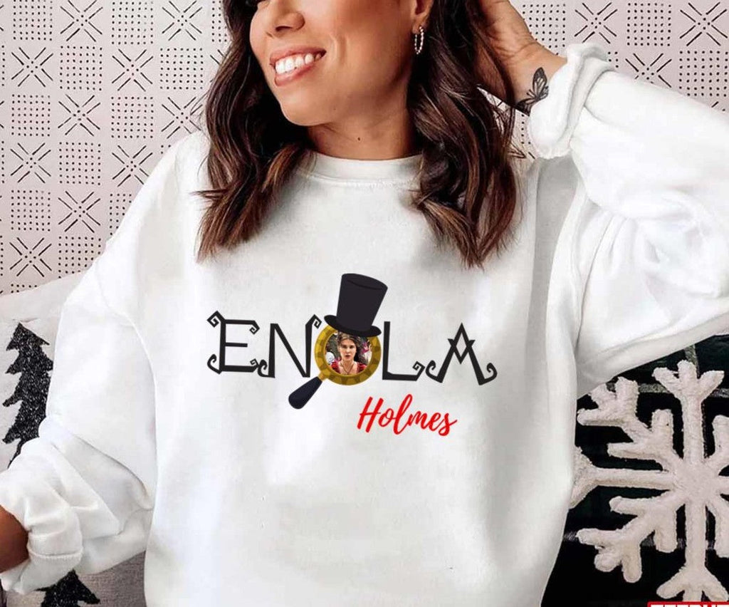Mystery Crime Enola Holmes Logo Unisex T-Shirt