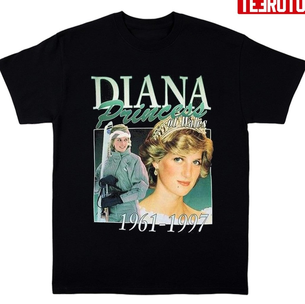 Retro Design 1961-1997 Princess Diana Unisex T-Shirt