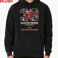 Scottie 33 Pippen Basketball Signed 1987 1998 Unisex Hoodie