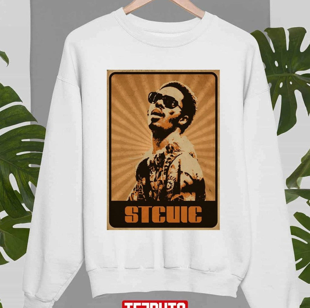 Portrait Of Stevie Wonder Unisex Sweatshirt