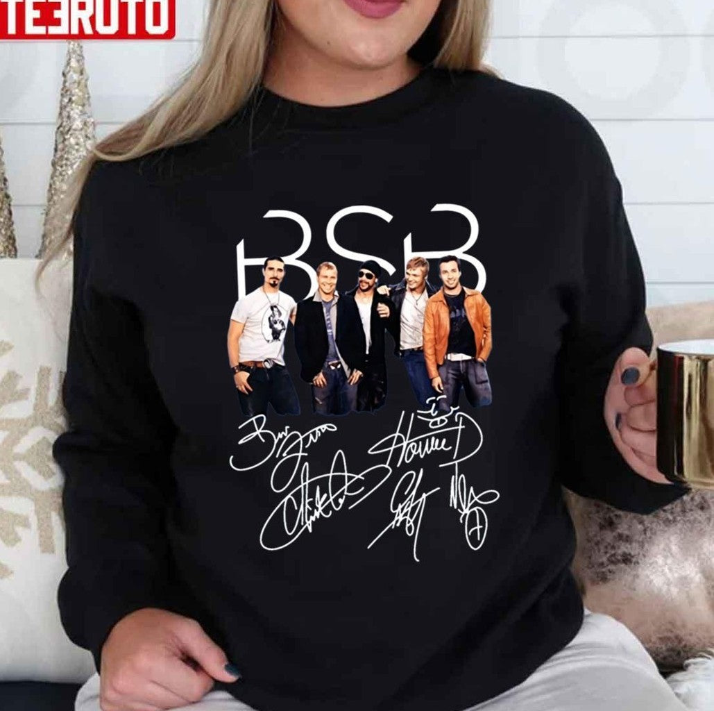 Signature Backstreet Boys 90s Boyband Unisex T-Shirt