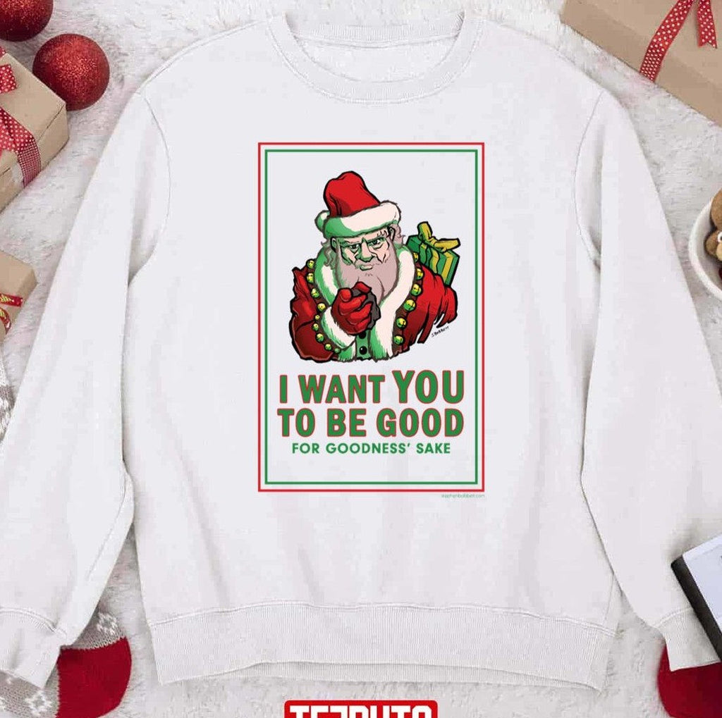 Saint Nick Wants You 2023 Christmas Unisex Sweatshirt