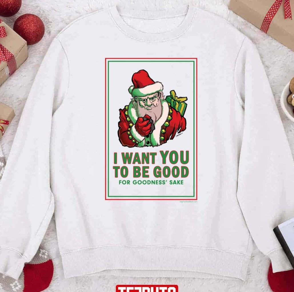 Saint Nick Wants You 2023 Christmas Unisex Sweatshirt