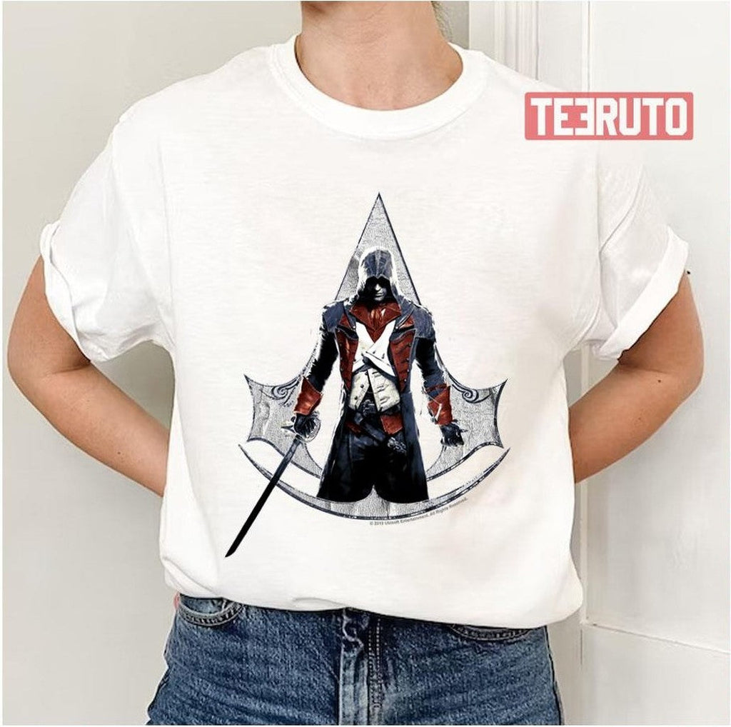Arno Distressed Logo Assassin's Creed Unity Unisex T-Shirt