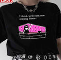 Sleeps In A Cofin Emily The Strange Unisex T-Shirt
