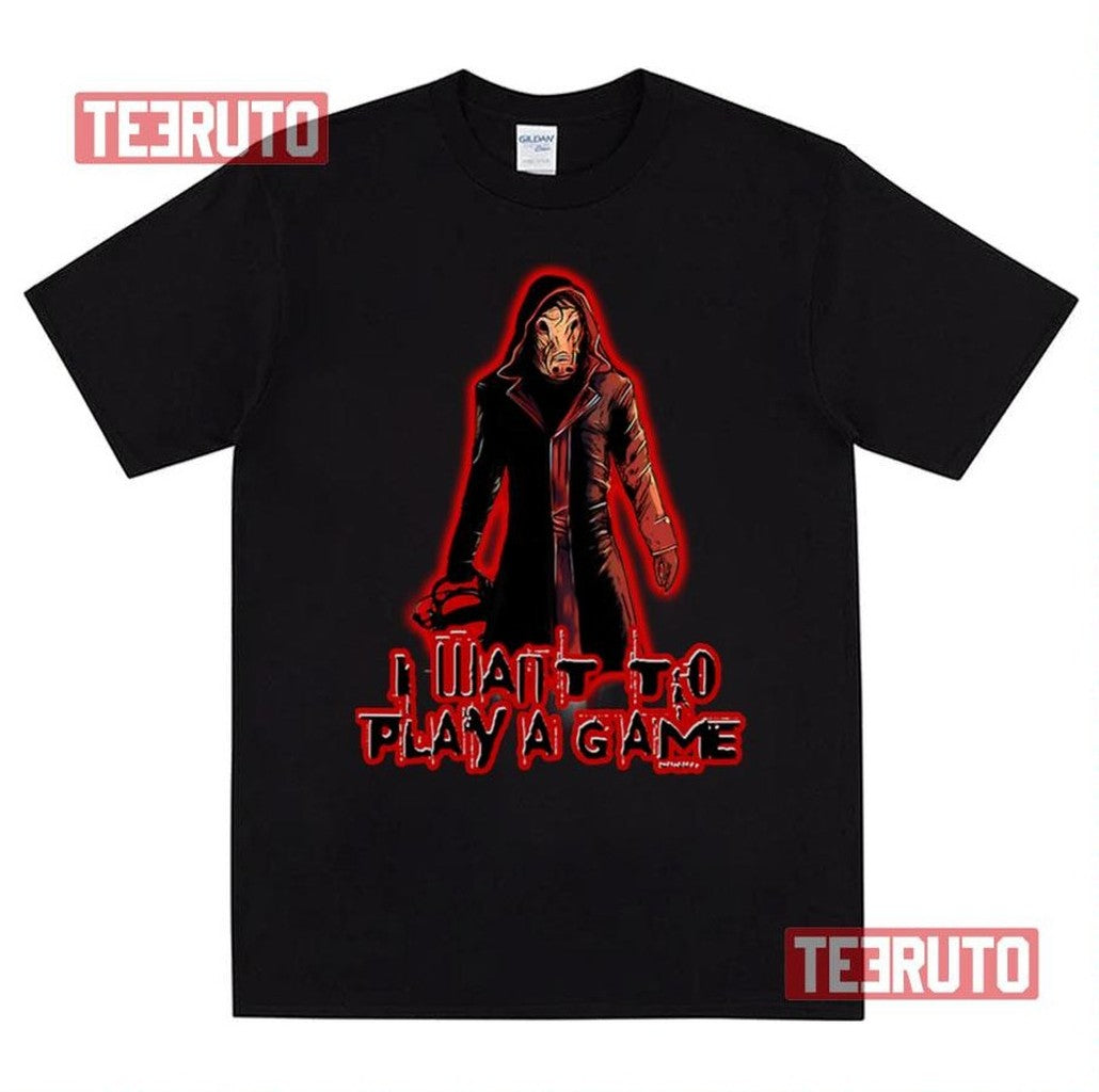 Billy I Want To Play A Game Horror Design Unisex T-Shirt