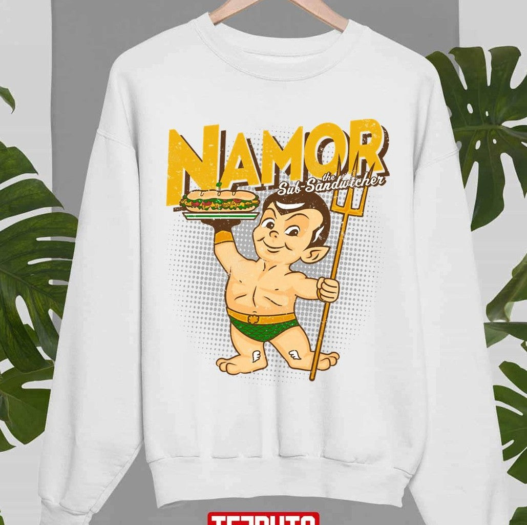Parody Namor The Sub Sandwicher Unisex Sweatshirt
