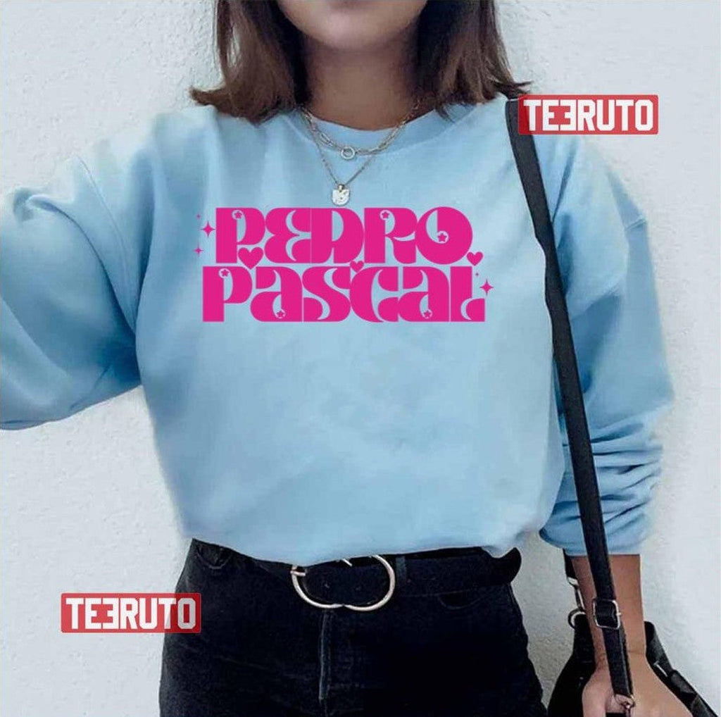 Pink Text Pedro Pascal Unisex T-Shirt