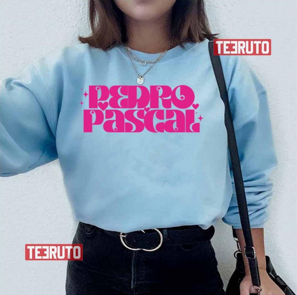 Pink Text Pedro Pascal Unisex T-Shirt