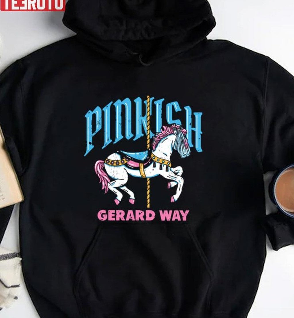 Pink Carousel Horse Unisex Sweatshirt