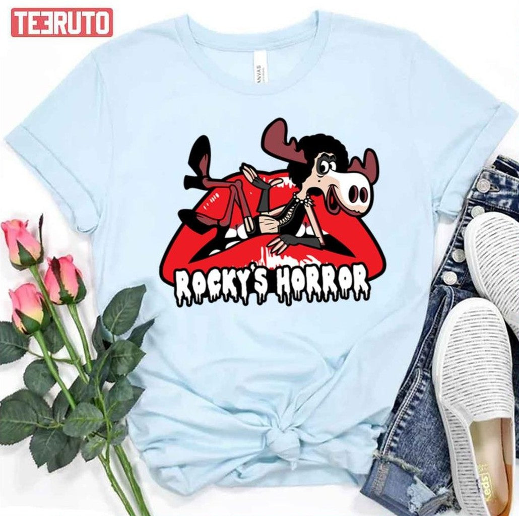 Rocky's Horror Rocky And Bullwinkle Unisex T-Shirt
