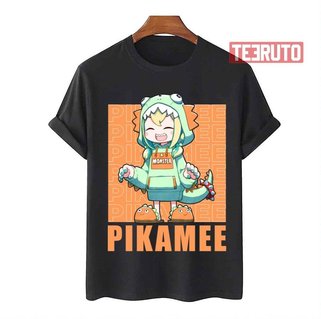 Pikamee Graphic Dinosaur Hoodie Unisex T-Shirt