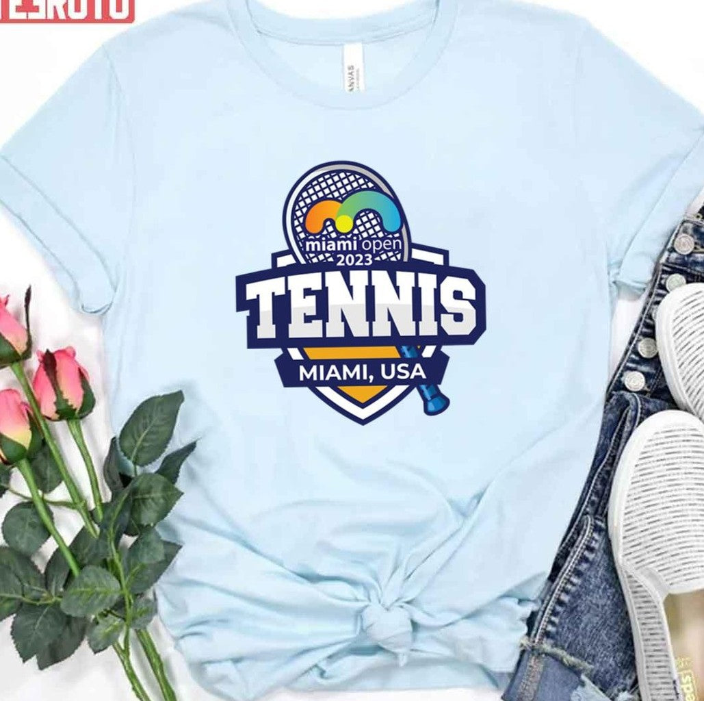 Tennis Miami Open 2023 Us Logo Unisex T-Shirt