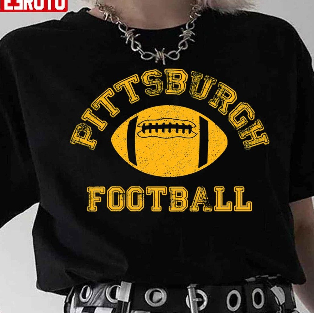 Pittsburgh Distressed Pro Football Team Unisex Sweatshirt