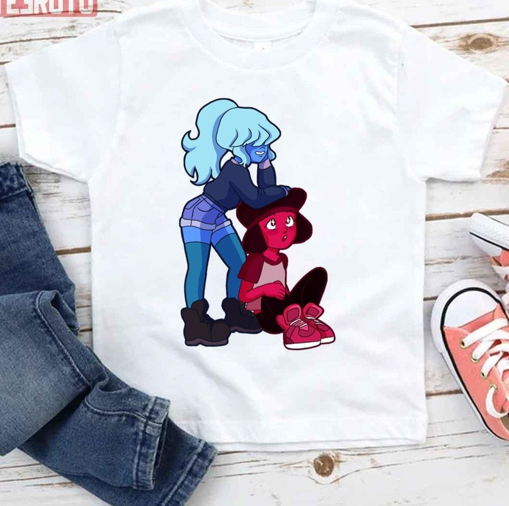 Steven Universe Ruby &amp; Saphhy Unisex T-Shirt