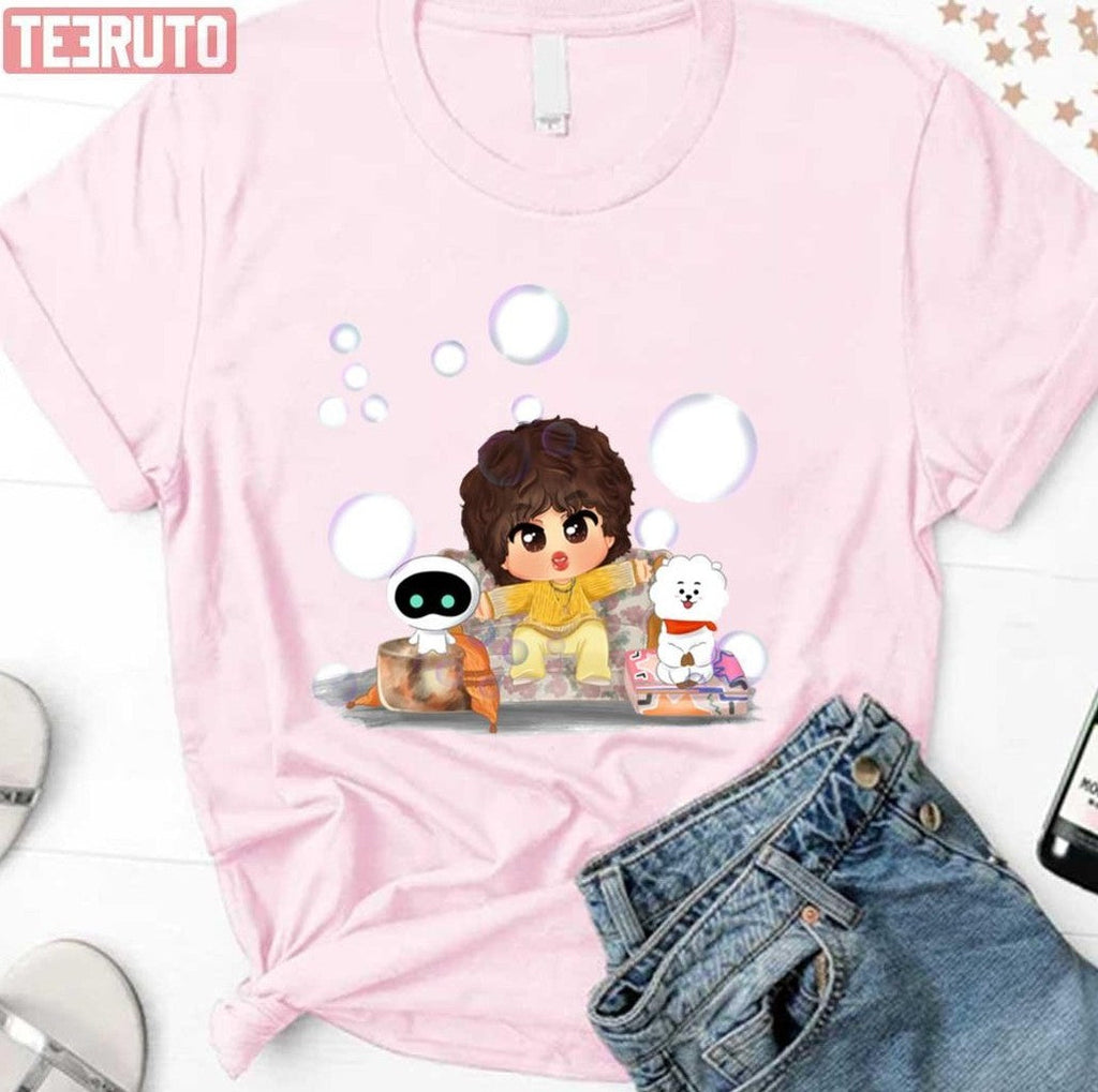 Astronaut Jin BTS Seokjin Wooteo RJ Cute Art Unisex Sweatshirt