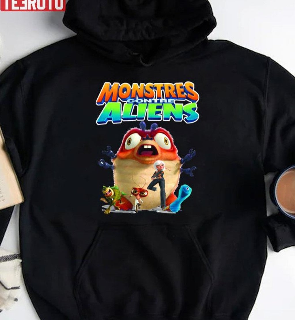 Monsters Vs Aliens Characters Unisex T-Shirt