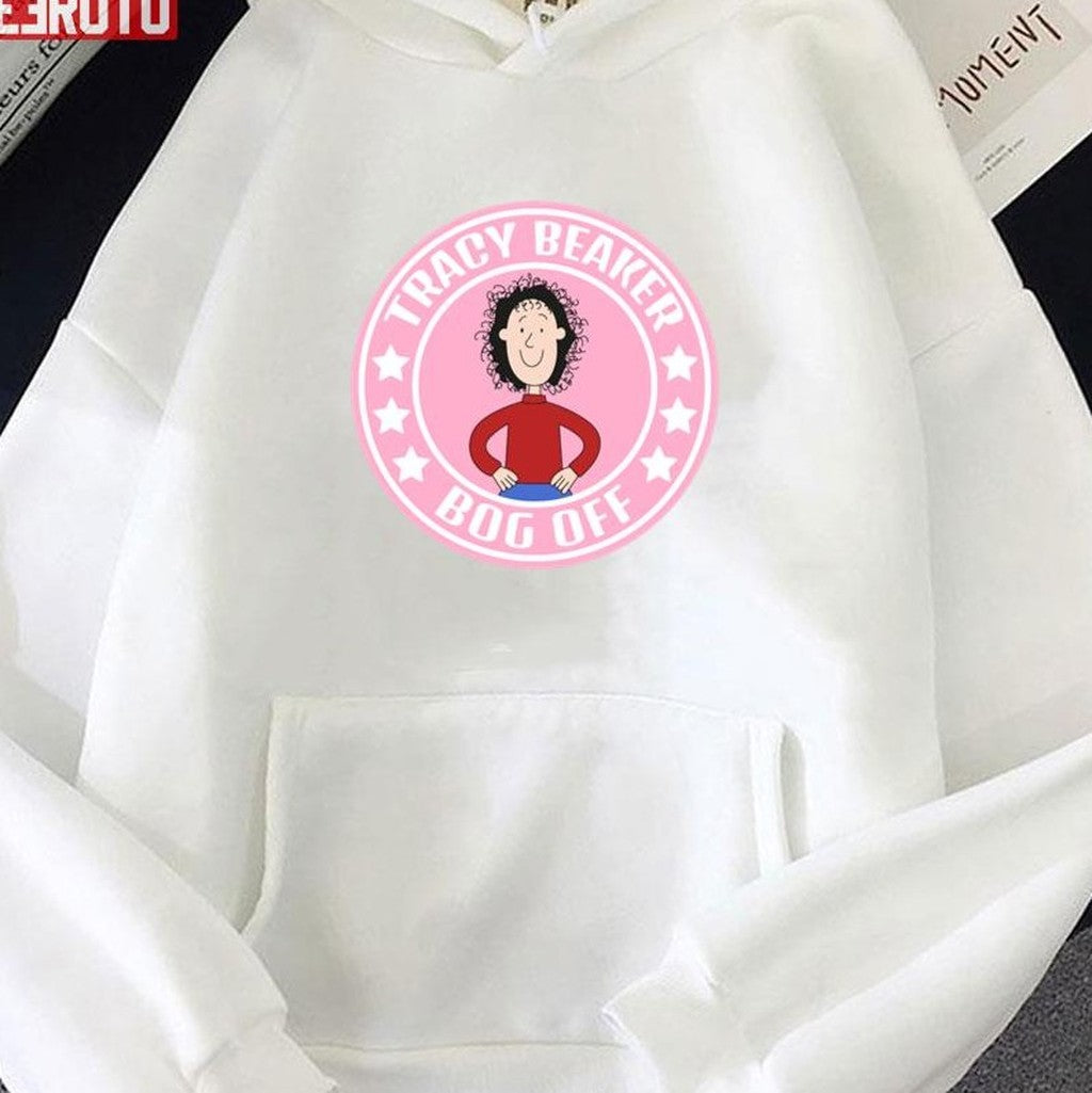 Pink Logo Starbuck Bog Off Tracy Beaker Unisex T-Shirt
