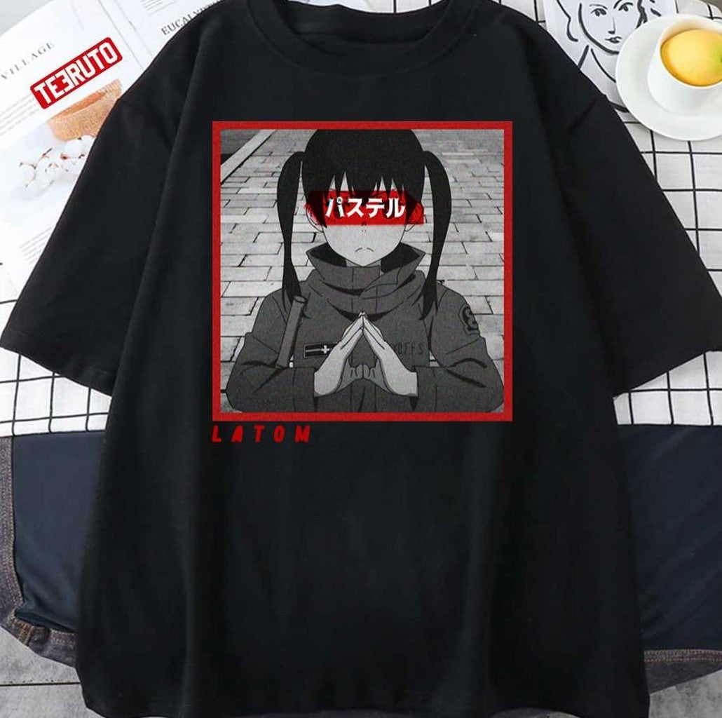 Anime Fire Force Tamaki Kotatsu Cube Street Art Unisex T-Shirt