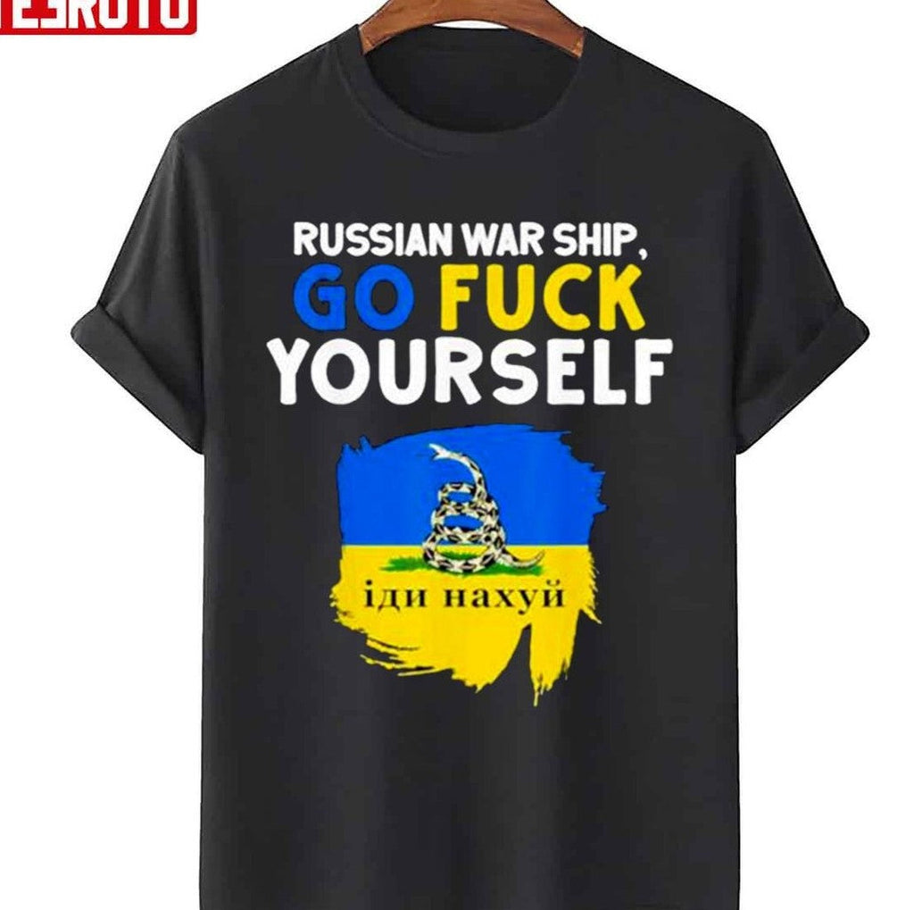 Russian Warship Go Fuck Yourself Snake Island Unisex T-Shirt