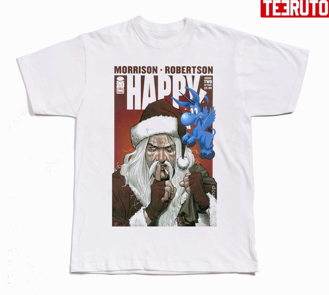 Scary Santa In Happy Series For Christmas Nick Sax Unisex T-Shirt