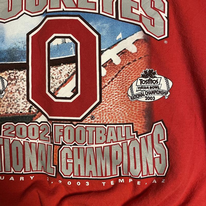 Vintage NCAA The Ohio State University Buckeyes Champions Sweatshirt, University Of Ohio Sweatshirt, Vintage Crewneck