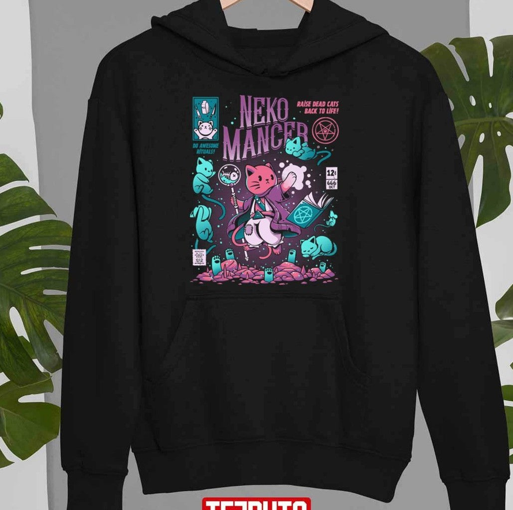 Nekomancer Japanese Style Aesthetic Harajuku Unisex Sweatshirt