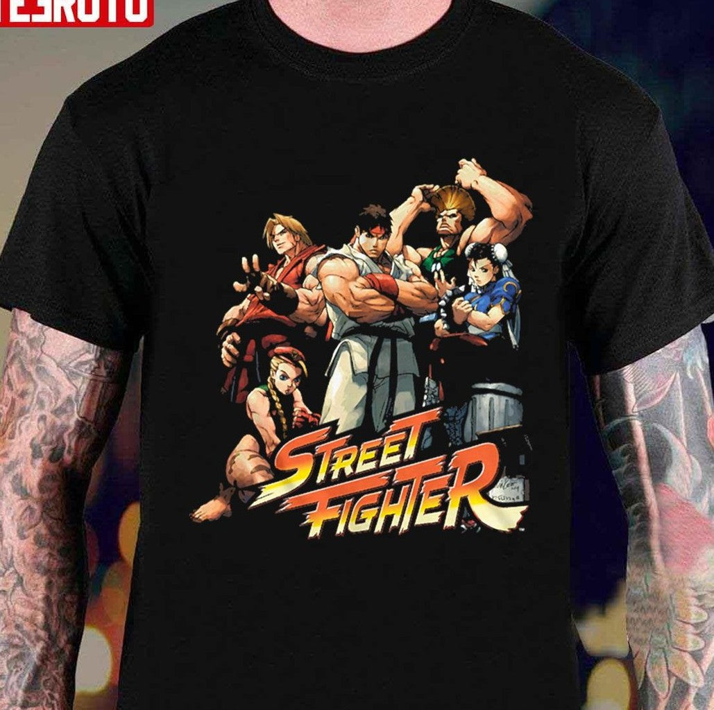 Awesome Characters Street Fighter Vintage Unisex T-shirt