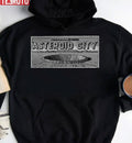 Black And White Asteroid City Unisex Hoodie