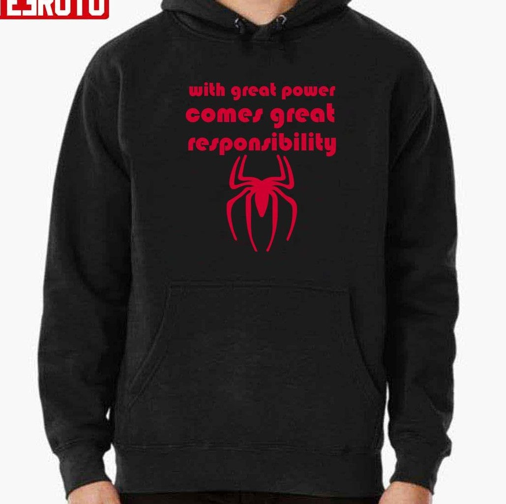 Super Villain Comic Great Powers Comes Great Responsibility Unisex T-Shirt