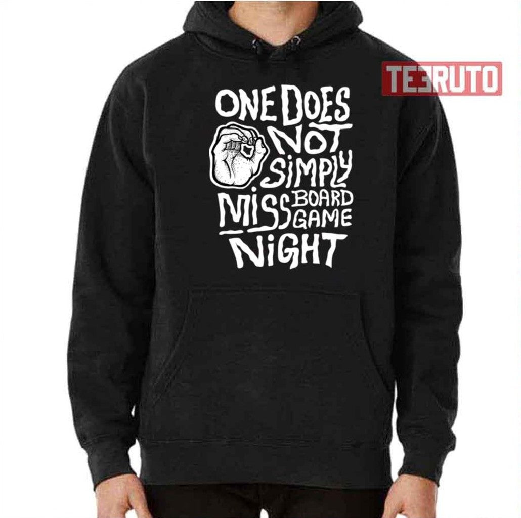 One Does Not Simply Miss Board Game Night Dark Unisex T-Shirt