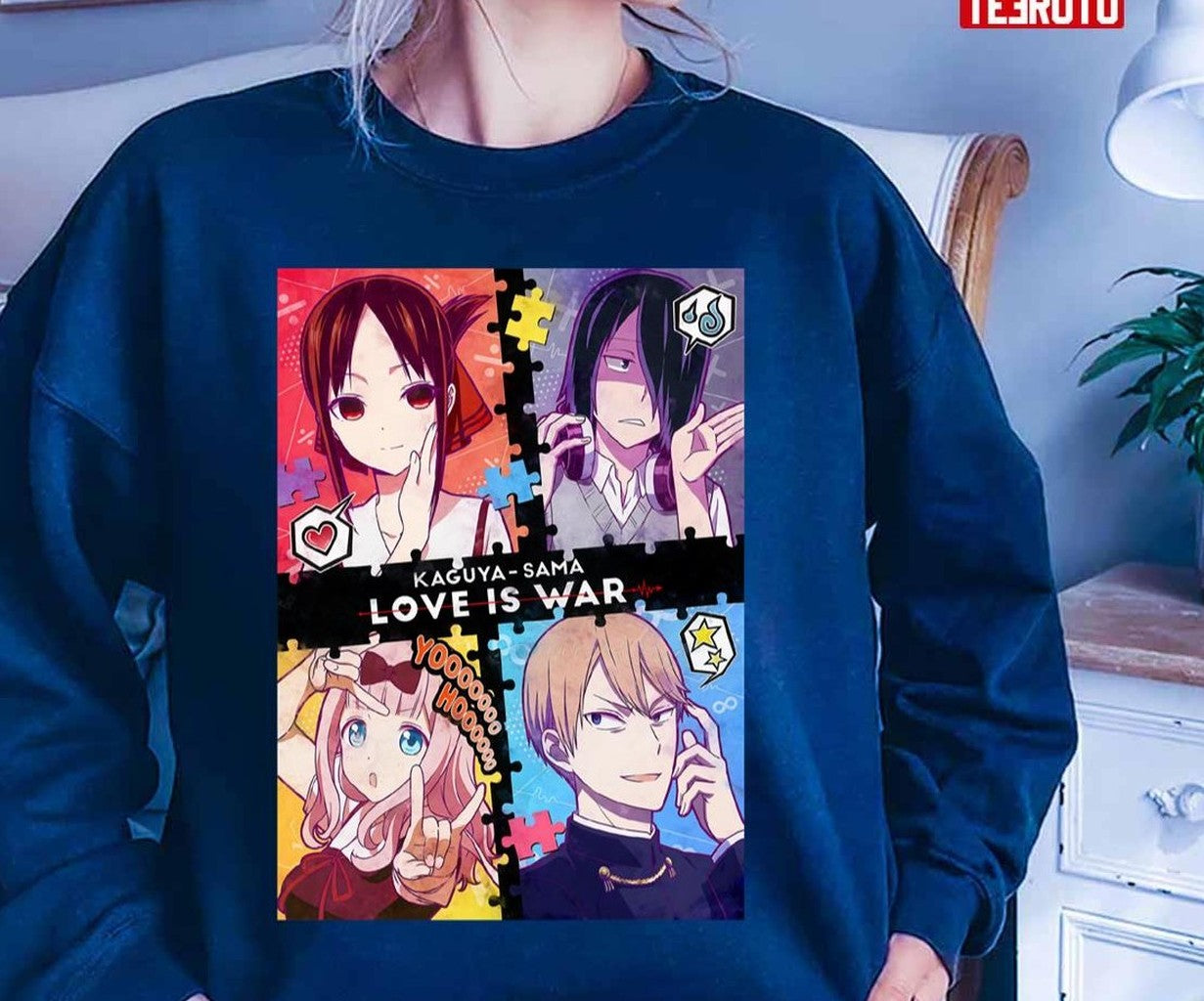 Anime Love Is War Characters Unisex T-Shirt