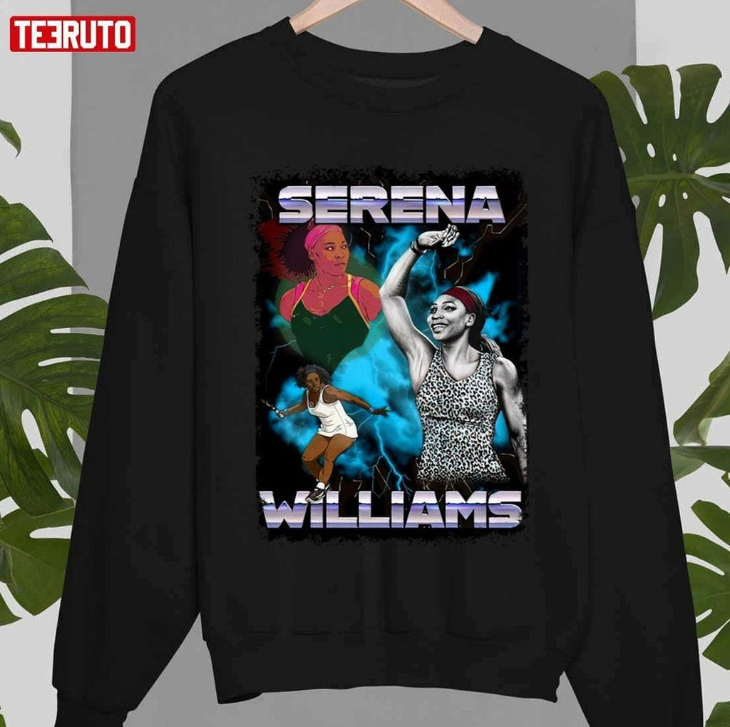 Serena Williams Vintage Bootleg Fanart Unisex T-shirt