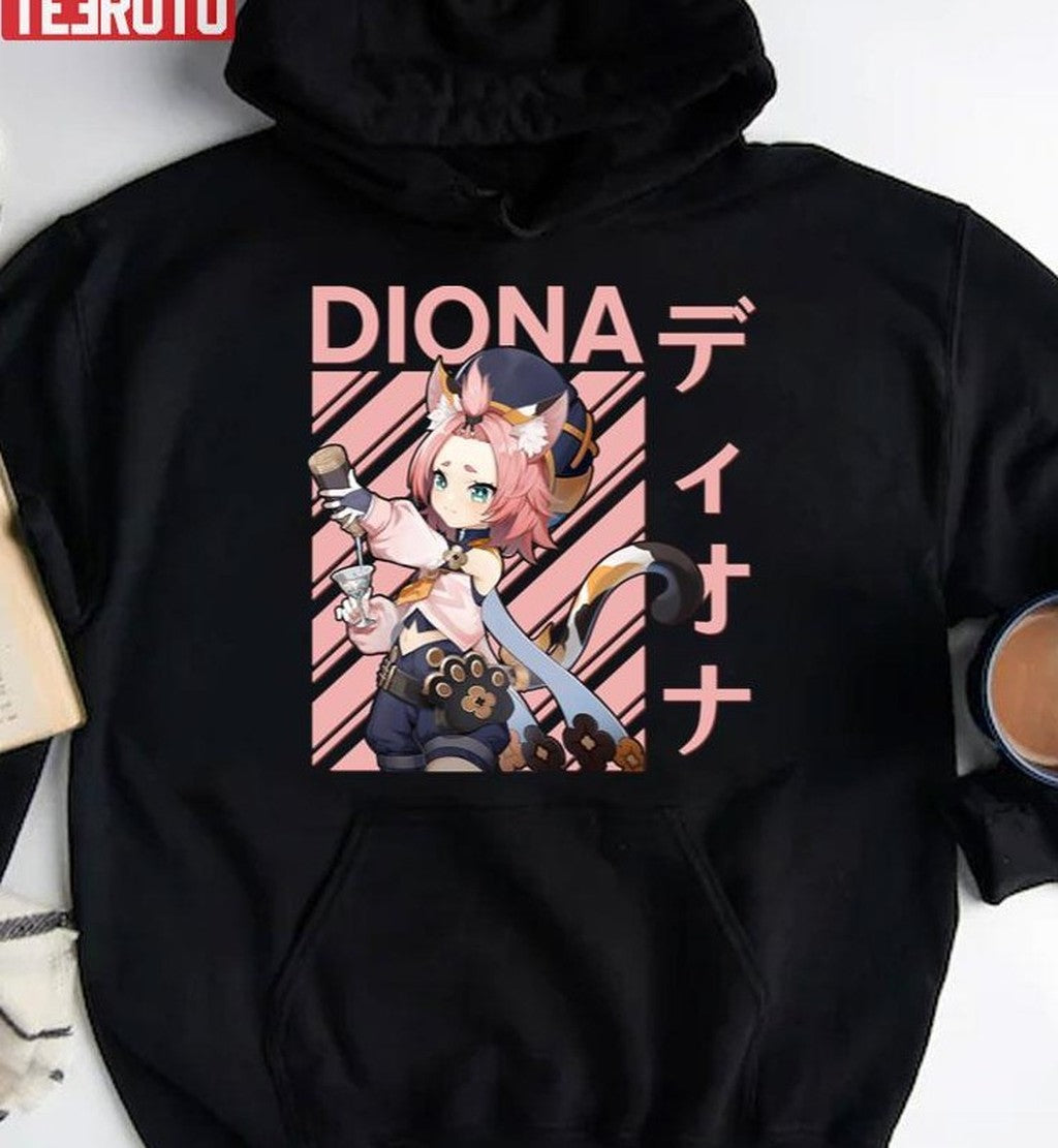 Pink Girl Diona Premium Genshin Impact Unisex T-Shirt