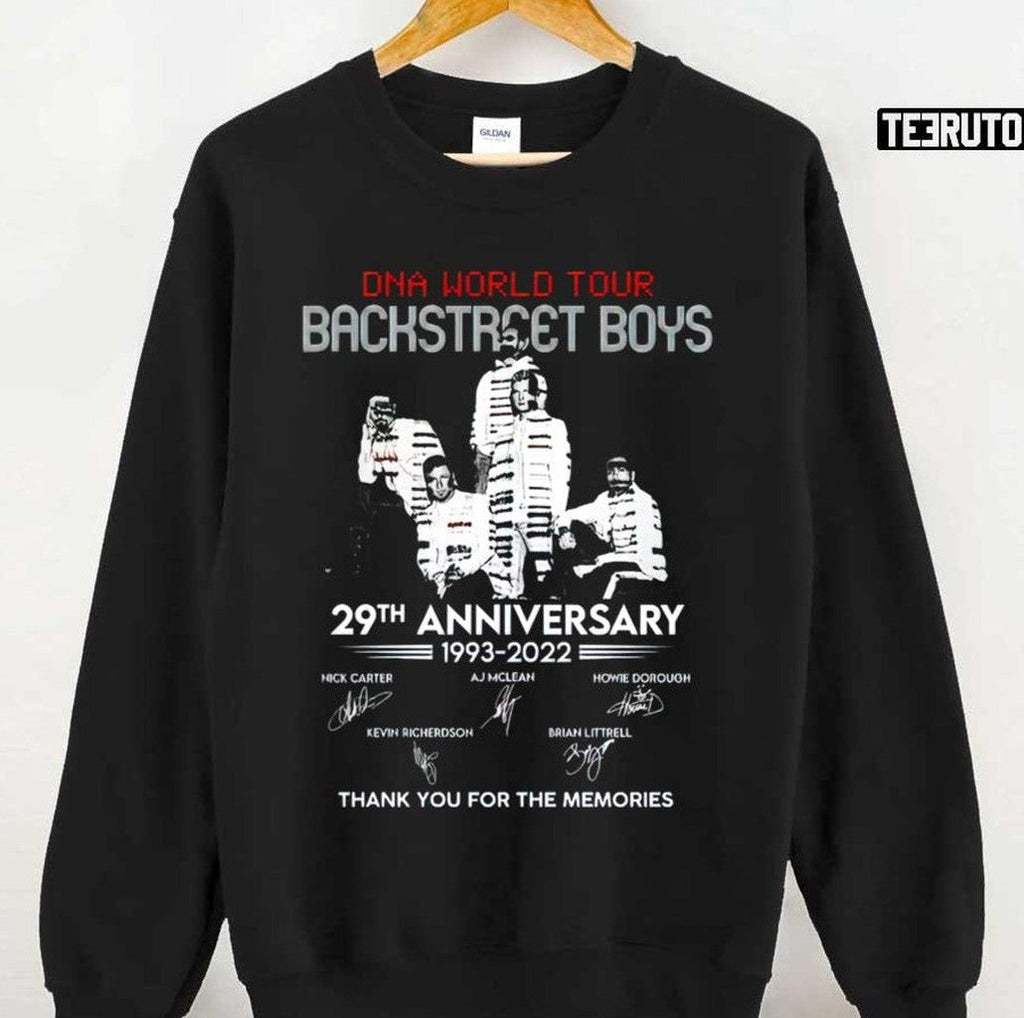 Backstreet Boys Dna Tour 2022 29th Anniversary Unisex T-Shirt
