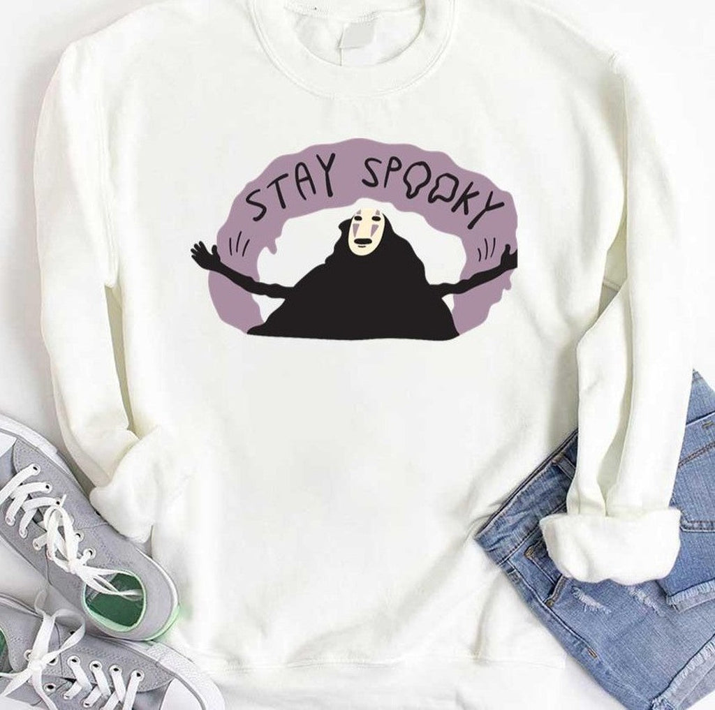 Stay Spooky Faceless Halloween Unisex T-Shirt