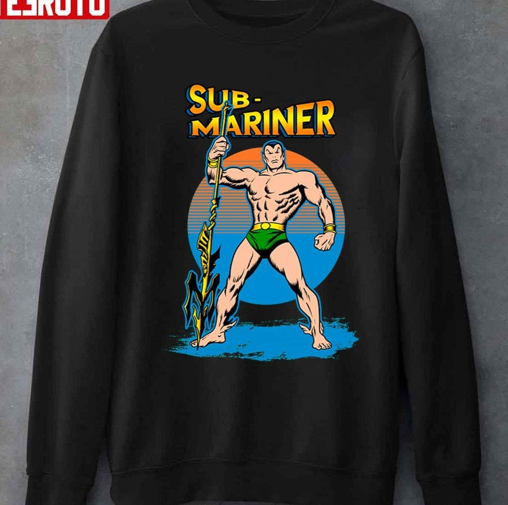 Sub-Mariner Namor Retro Vintage Unisex Sweatshirt