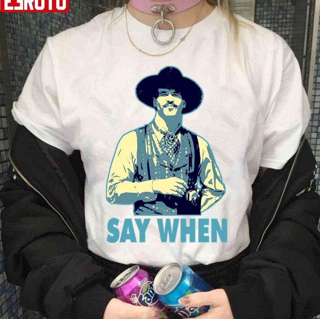 Say When Christmas Unisex Sweatshirt
