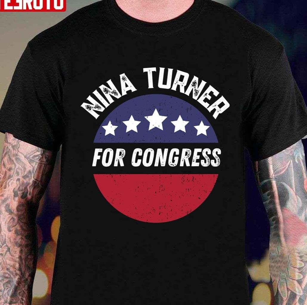 Progressive Leftist Political Nina Turner For Congress Unisex Sweatshirt