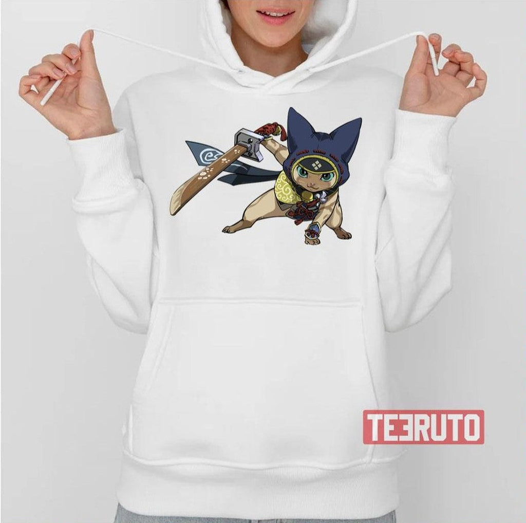 Ninja Felyne Monster Hunter Rise Unisex T-Shirt