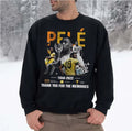 Rip Pele Brazil Football Thank You For The Memories Unisex Sweatshirt