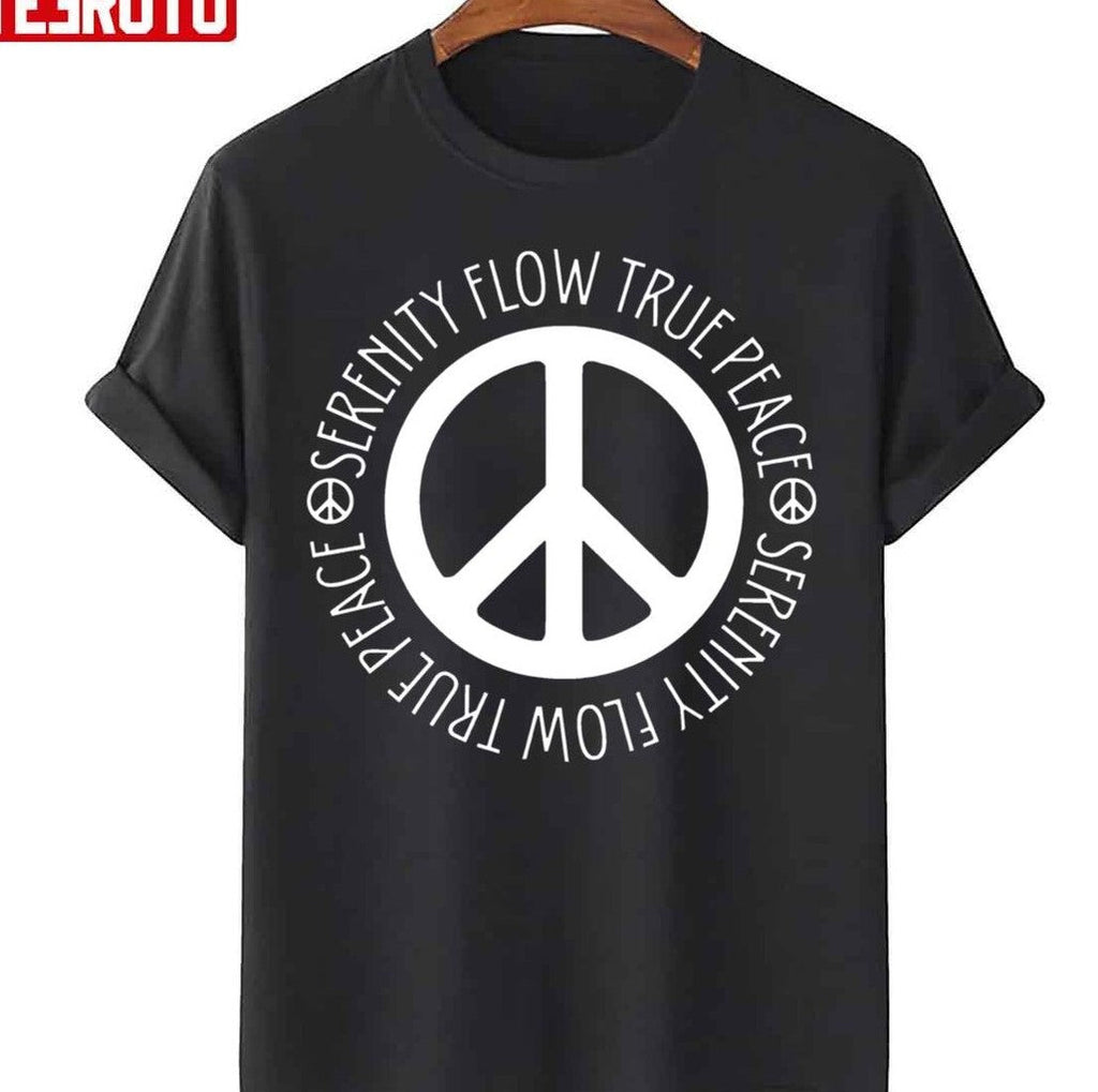 Serenity Flow True Peace Sign Unisex Sweatshirt