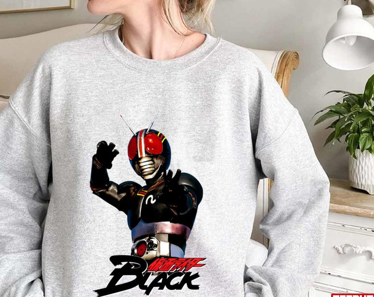 Superhero Kamen Rider Black Unisex Sweatshirt
