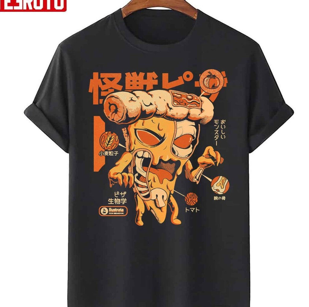 Pizzazilla Xray Funny Japanese Art Unisex T-Shirt