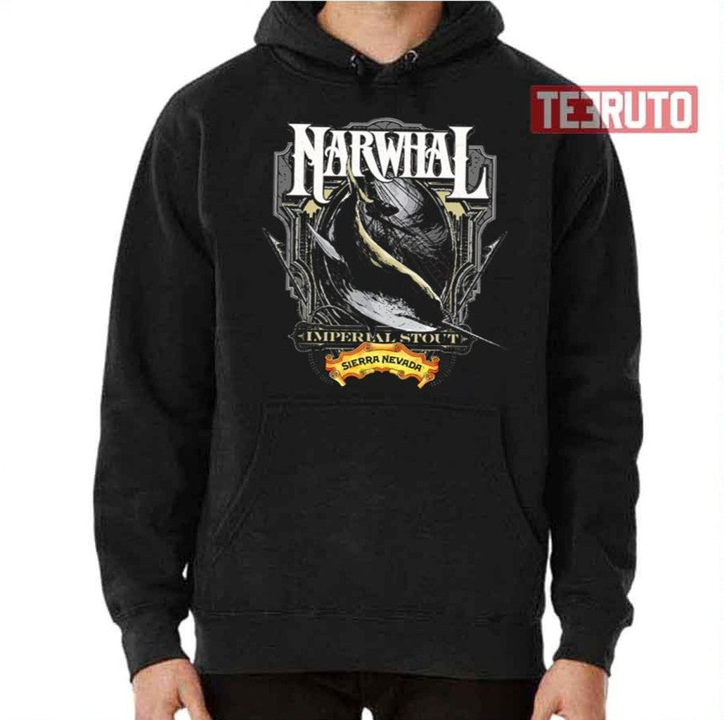 Narwhal Orca Whales Design Unisex T-Shirt