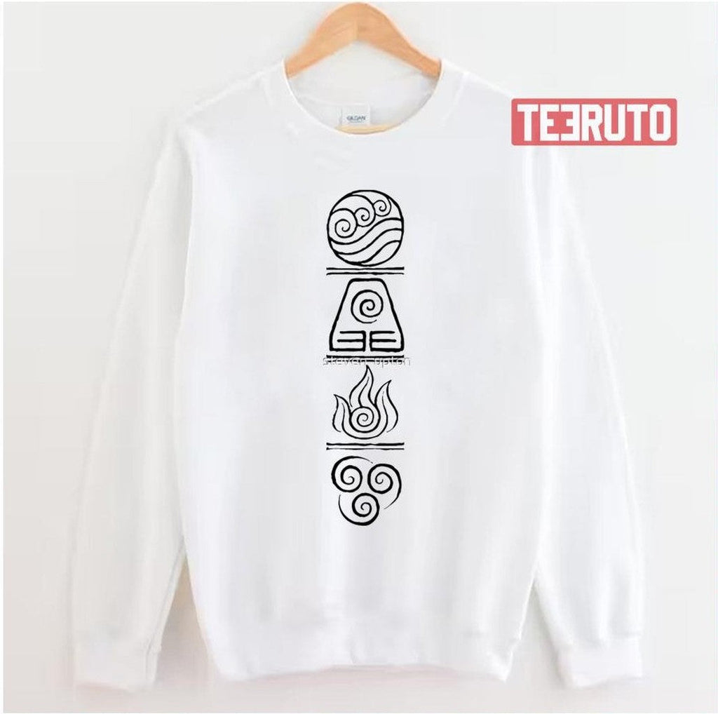 The Avatar Symbols Design Unisex Sweatshirt