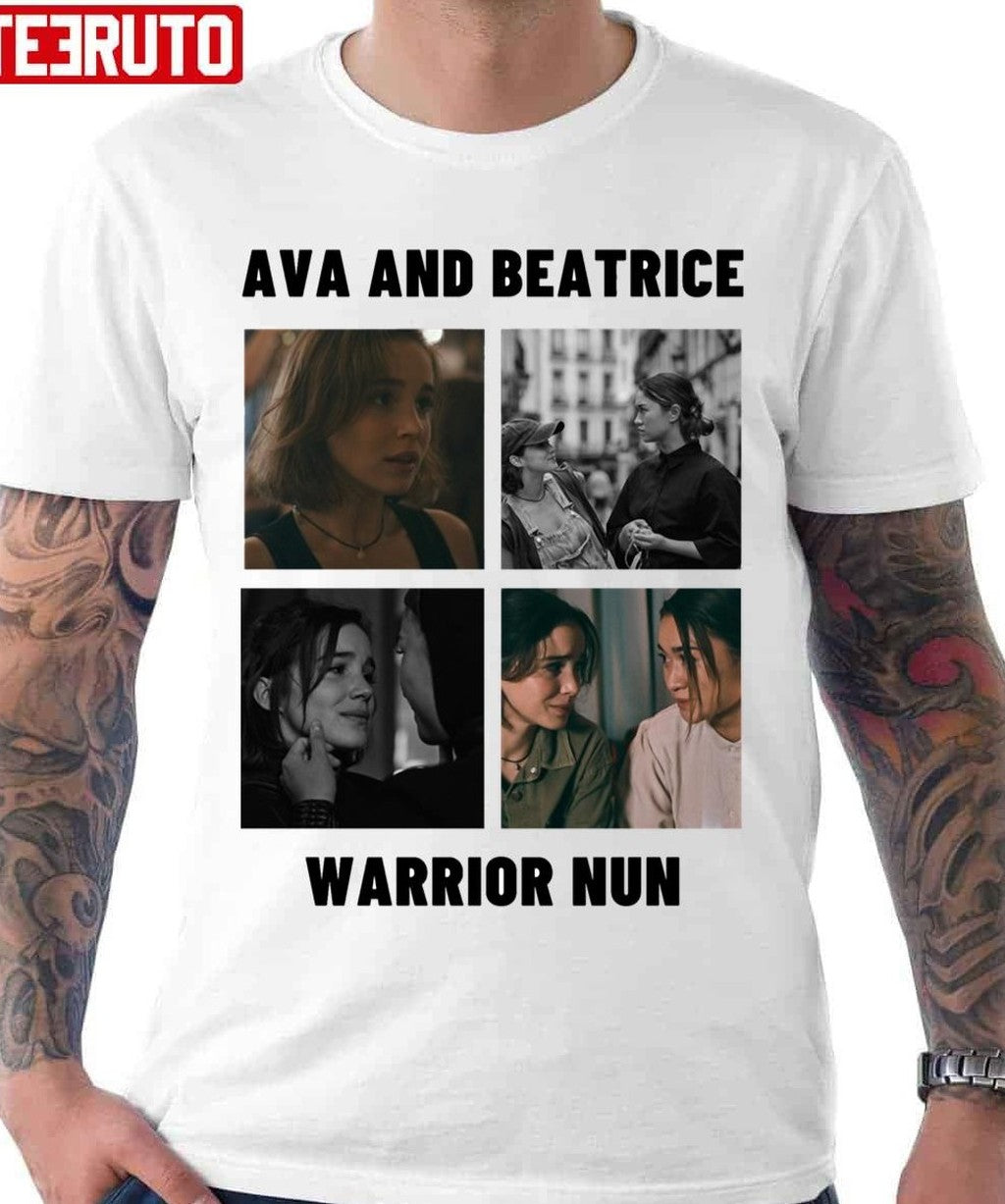 Shades Of Avatrice Ava And Bea Warrior Nun Unisex Hoodie