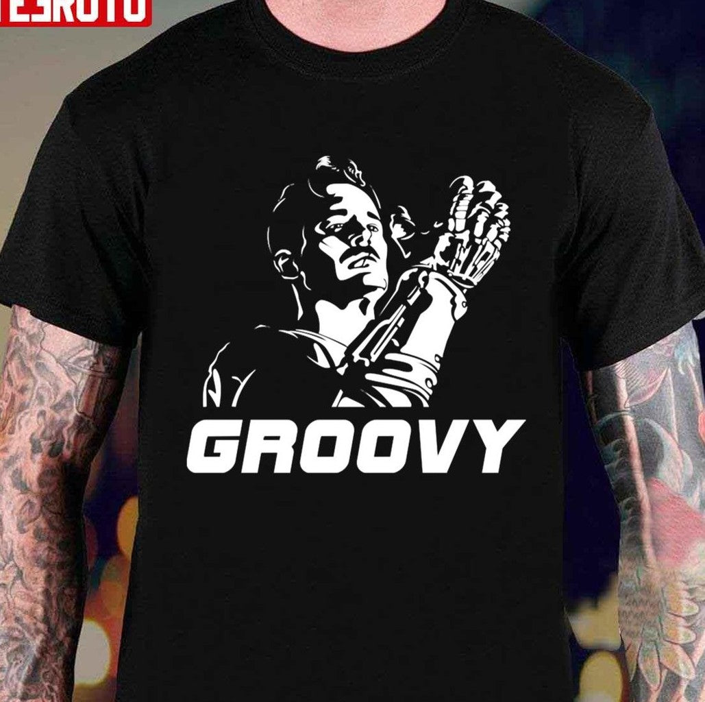 Army Of Darkness Groovy Ash Williams Bruce Campbell Unisex T-Shirt